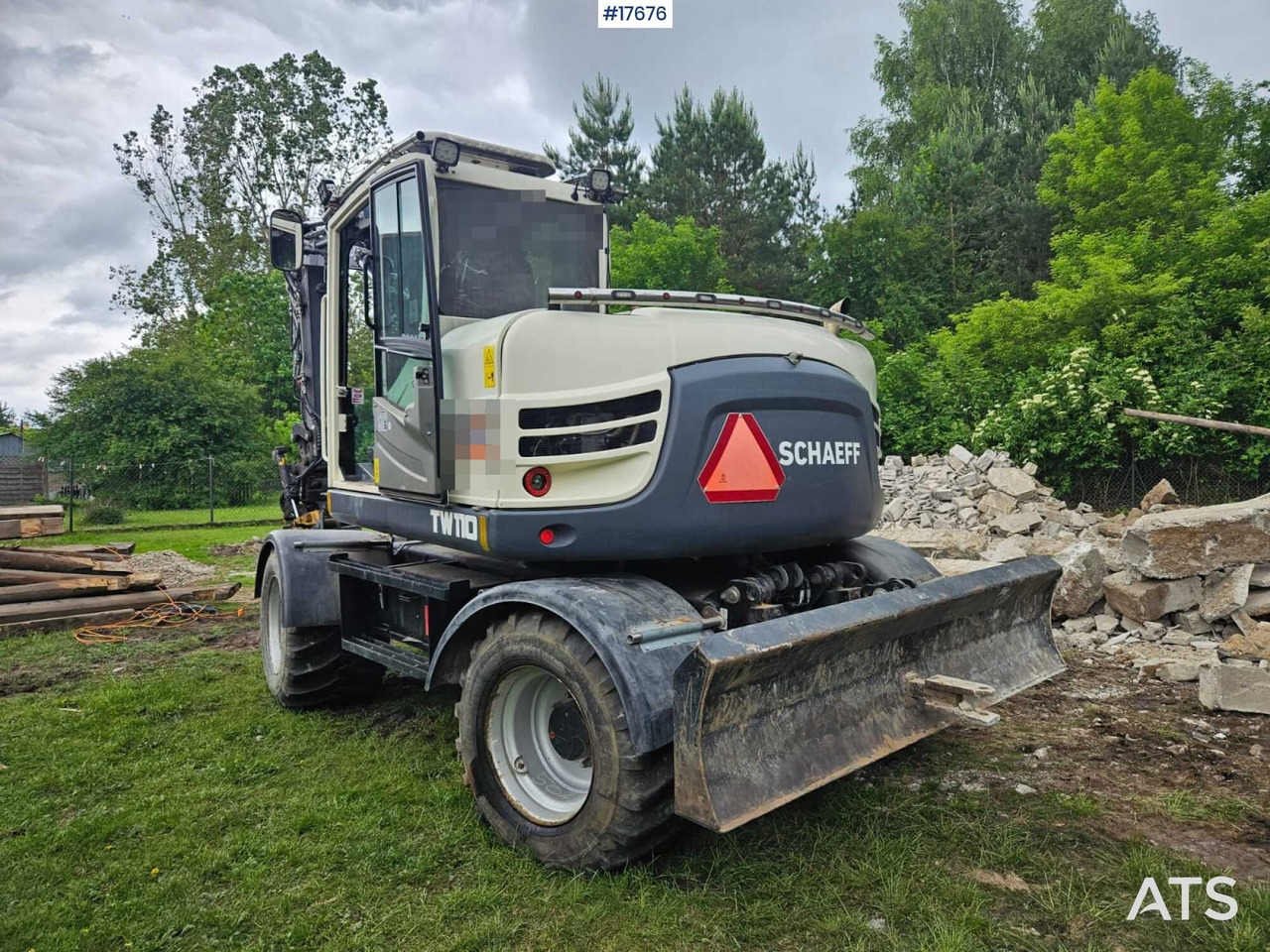 Excavadora de ruedas 2017 Schaeff TW 110: foto 11