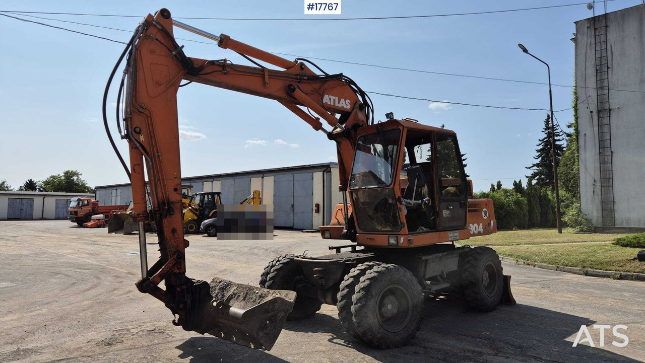 Arrendamiento de  ATLAS 1304 wheeled excavator (1993) ATLAS 1304 wheeled excavator (1993): foto 7