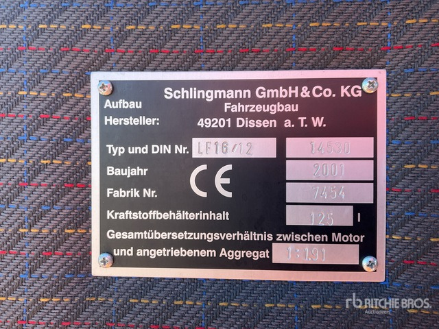 2001 MAN 14.284 MA-LF 4x4 Crew Cab Fire Truck - Camión de bomberos: foto 5 2001 MAN 14.284 MA-LF 4x4 Crew Cab Fire Truck - Camión de bomberos: foto 5