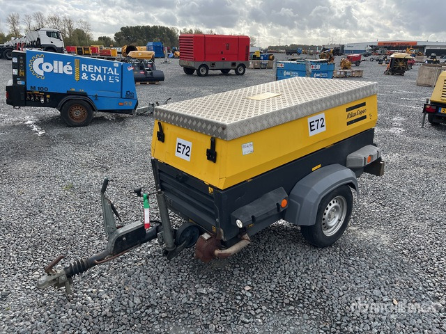 2011 Atlas Copco XAS97 Mobile Air Compressor - Compresor de aire: foto 1 2011 Atlas Copco XAS97 Mobile Air Compressor - Compresor de aire: foto 1