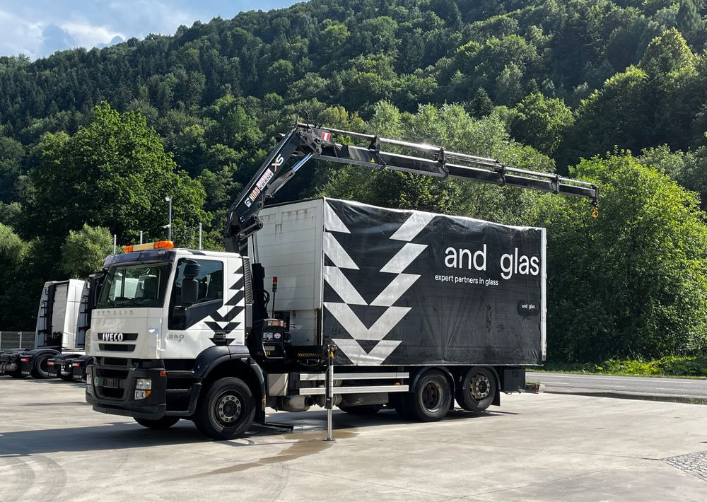 Iveco Stralis 360 // HIAB 144 E4 HIDUO + Radio // Zabudowa 6m // Oś podnoszona - Cabeza tractora: foto 1 Iveco Stralis 360 // HIAB 144 E4 HIDUO + Radio // Zabudowa 6m // Oś podnoszona - Cabeza tractora: foto 1