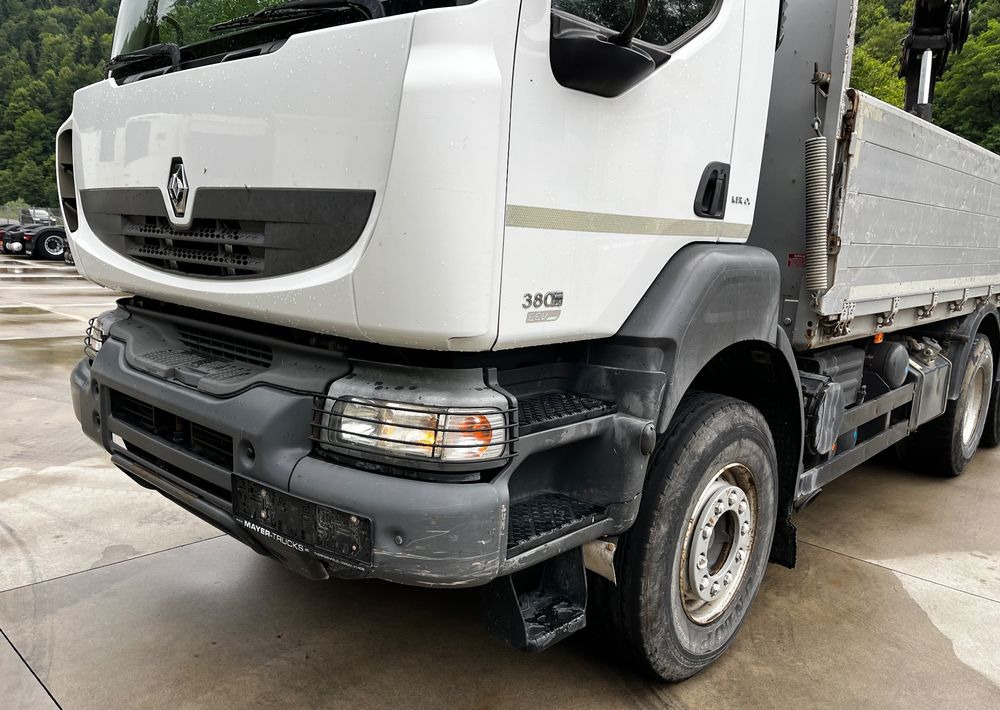 Camión caja abierta, Camión grúa Renault Kerax 380 EEV // Skrzynia Burtowa // HIAB XS166 Hipro + Radio // Zwolnice //  //: foto 19