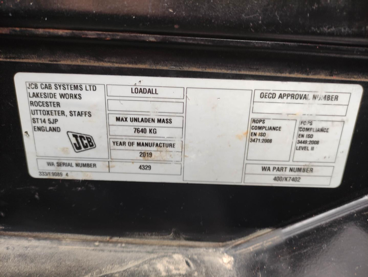 Manipulador telescópico JCB 525-60 Hi Viz: foto 8