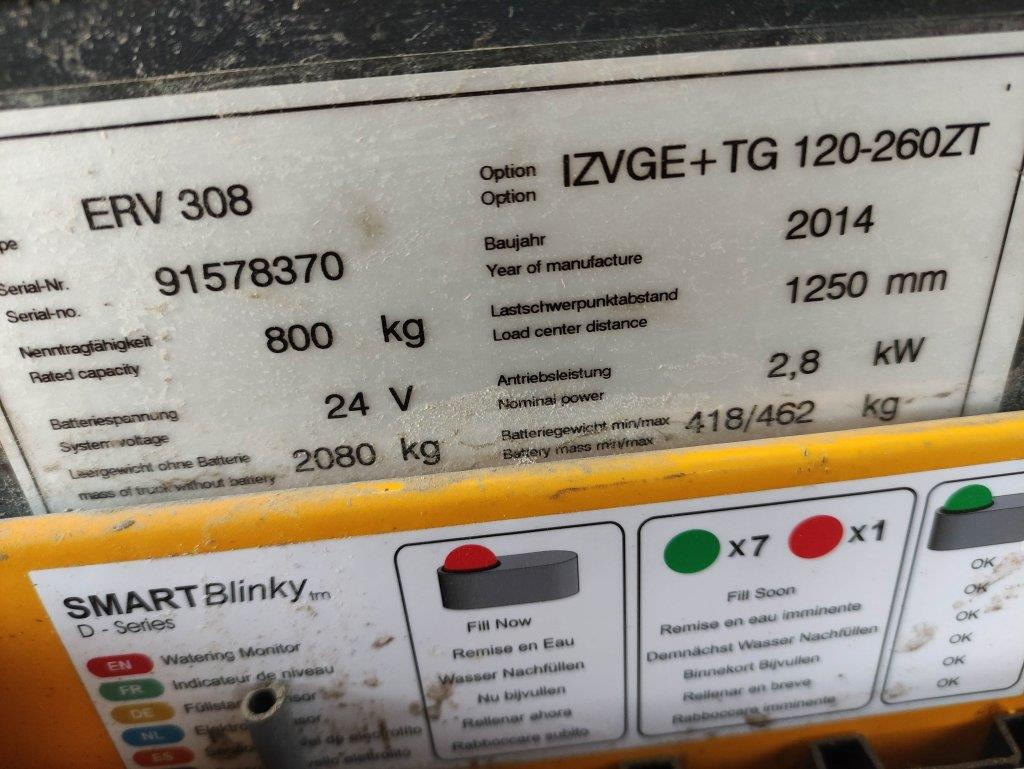 Jungheinrich ERV 308 (Breitspur) - Apilador: foto 5 Jungheinrich ERV 308 (Breitspur) - Apilador: foto 5