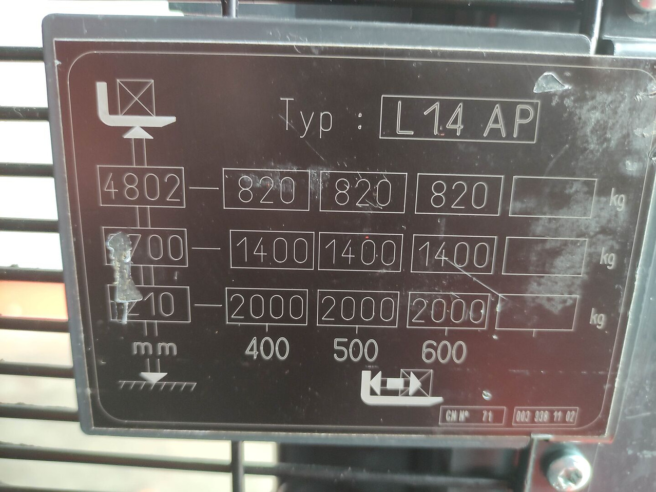 Apilador Linde L14 APi: foto 6