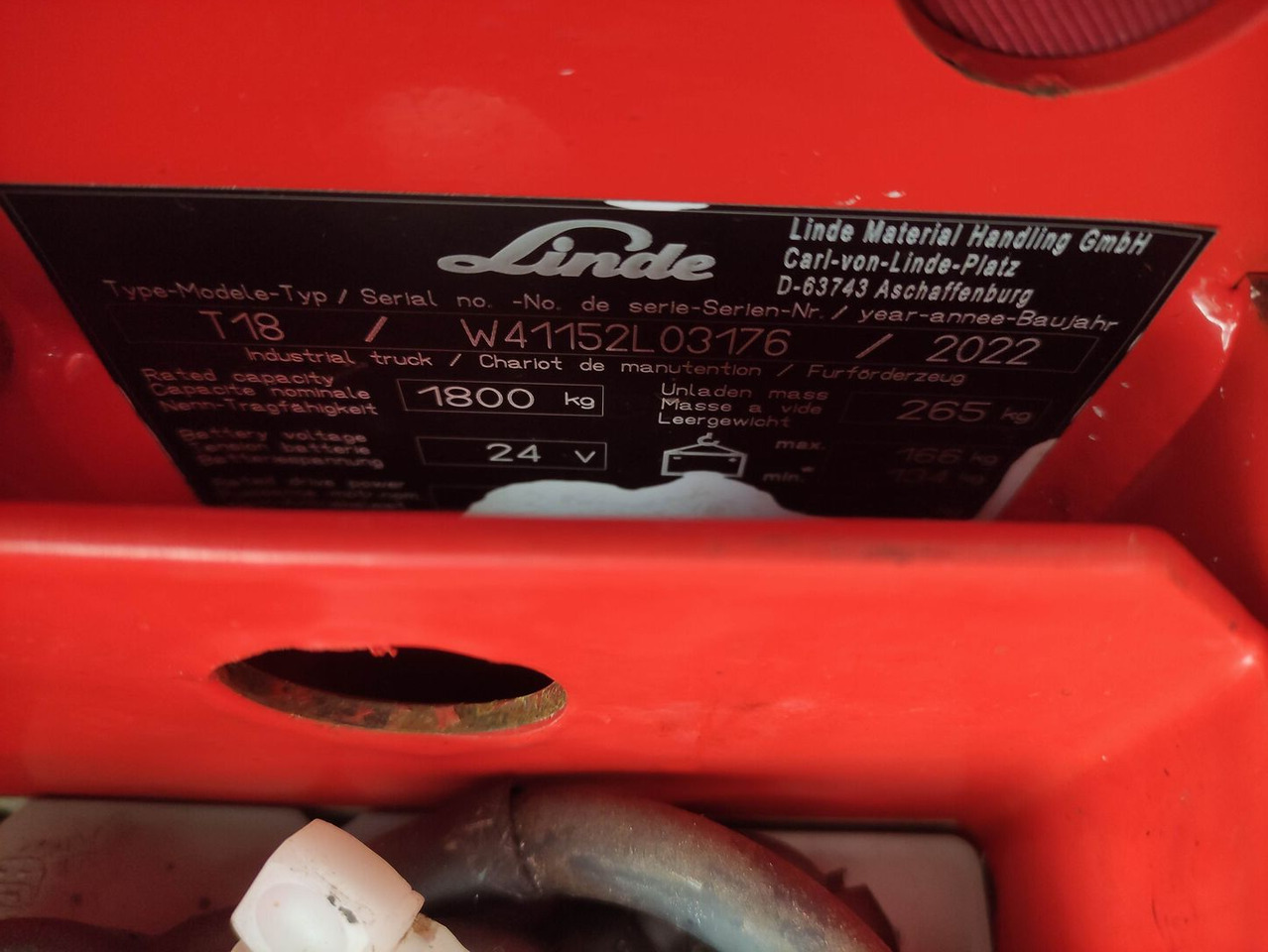 Linde T18-1152 - Transpaleta: foto 5 Linde T18-1152 - Transpaleta: foto 5