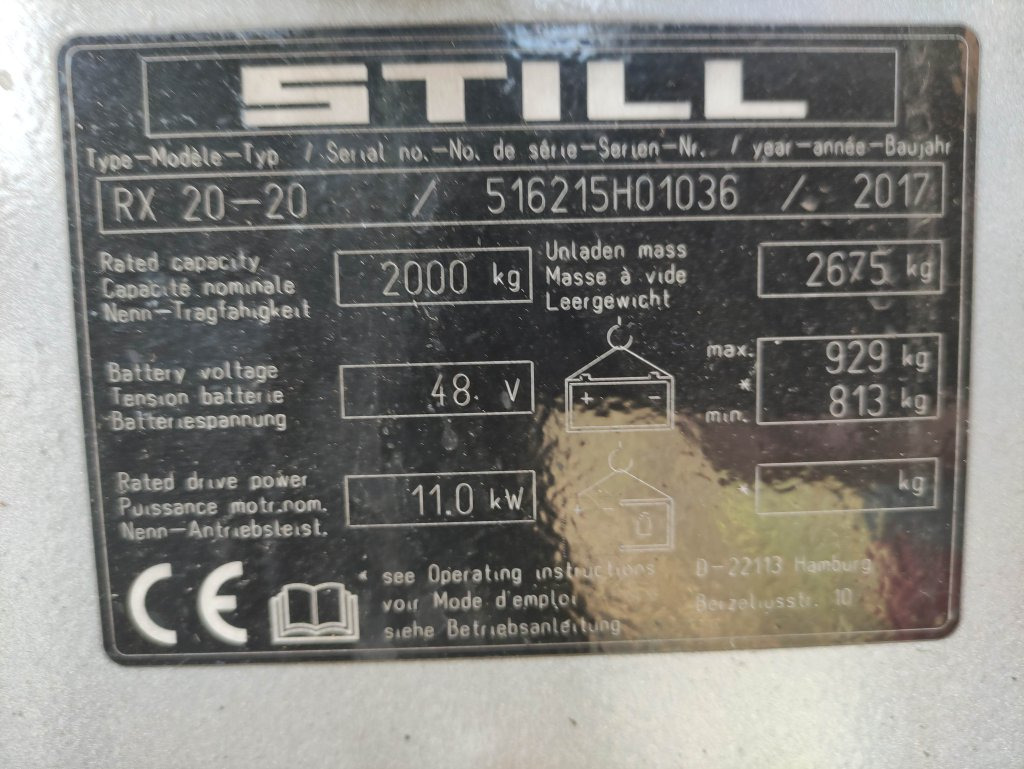 Carretilla elevadora eléctrica Still RX20-20: foto 6