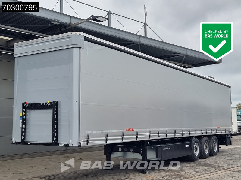 Kögel S24-1 3 axles NEW Palettenkasten Lift Axle - Semirremolque lona: foto 1 Kögel S24-1 3 axles NEW Palettenkasten Lift Axle - Semirremolque lona: foto 1