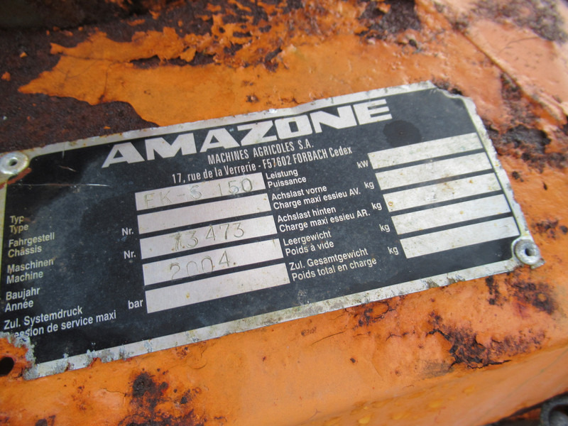 Amazone FK-S 150 3-PT Zoutstrooier, Salzstreuer - Esparcidor de sal para Maquinaria agrícola: foto 4 Amazone FK-S 150 3-PT Zoutstrooier, Salzstreuer - Esparcidor de sal para Maquinaria agrícola: foto 4