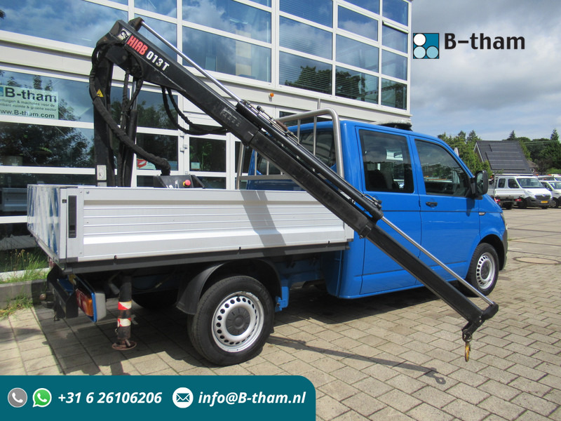 Volkswagen Transporter T5 2.0 TDI 75KW DOKA + HIAB Dubbelcabine - Furgoneta caja abierta, Furgoneta combi: foto 1 Volkswagen Transporter T5 2.0 TDI 75KW DOKA + HIAB Dubbelcabine - Furgoneta caja abierta, Furgoneta combi: foto 1