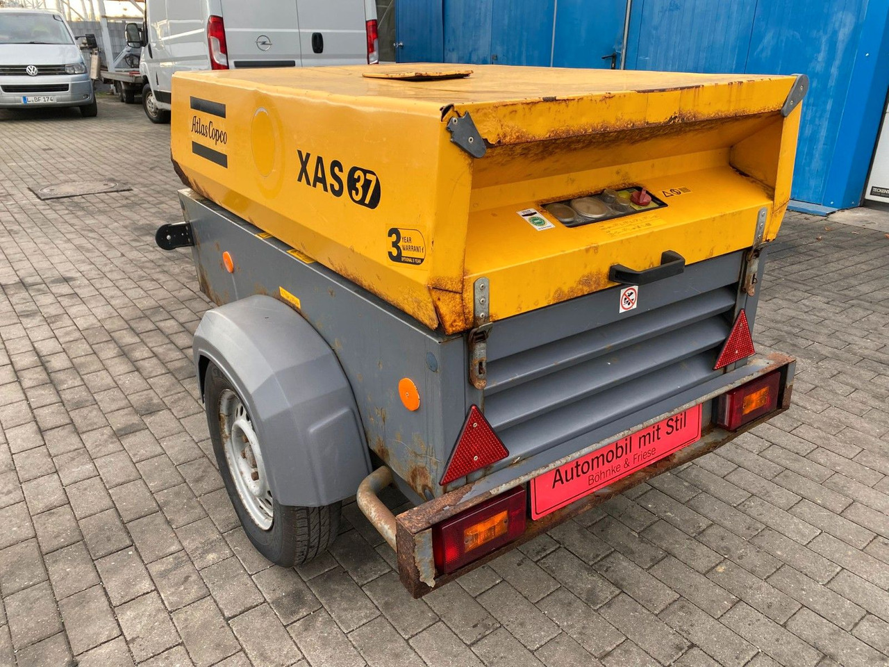Atlas Copco ATLAS COPCO XAS 37 KD 800 STD. - Compresor de aire: foto 1 Atlas Copco ATLAS COPCO XAS 37 KD 800 STD. - Compresor de aire: foto 1