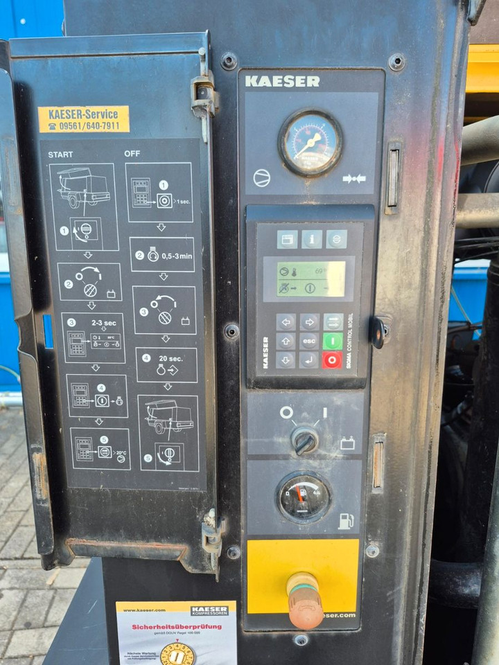 Kaeser M123 SIGMA DEUTZ FAHRANLAGE 624 STD. KOMUNAL - Compresor de aire: foto 4 Kaeser M123 SIGMA DEUTZ FAHRANLAGE 624 STD. KOMUNAL - Compresor de aire: foto 4