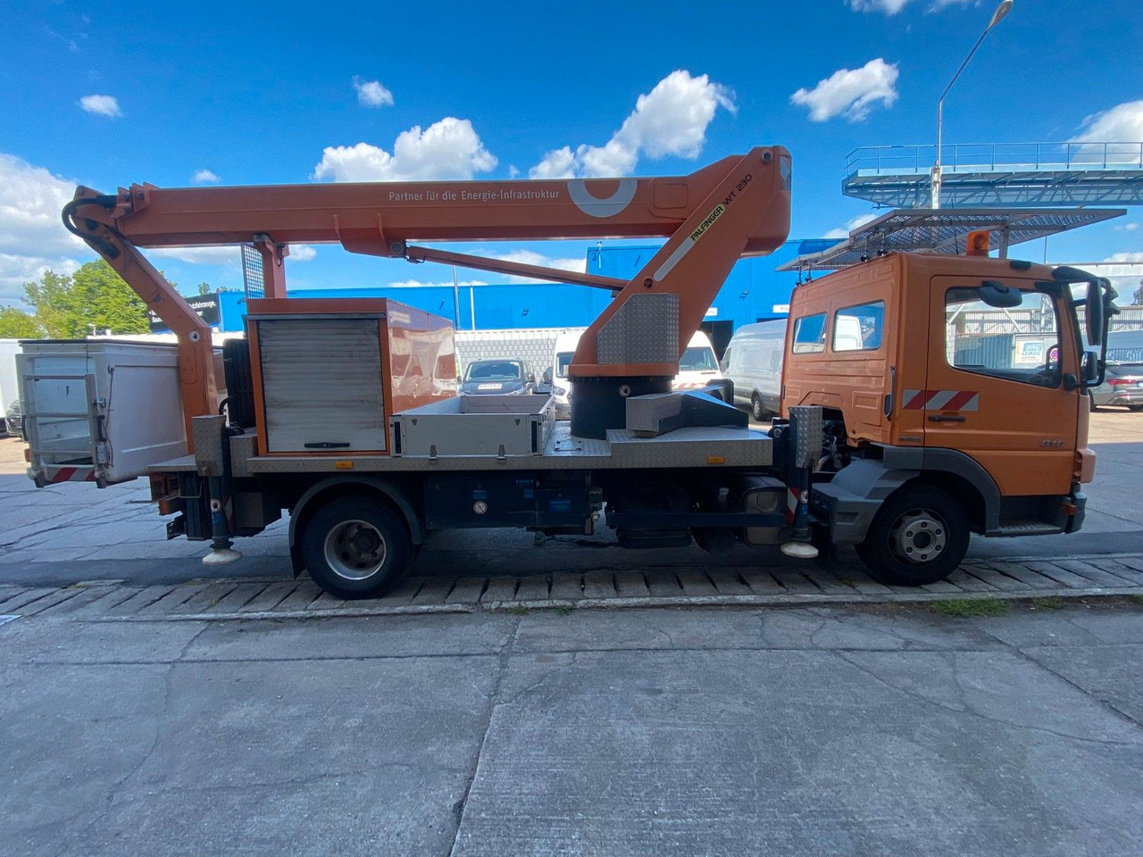 Camión con plataforma elevadora Mercedes-Benz ATEGO WUMAG ELEVANT WT230 23m TÜV: foto 6