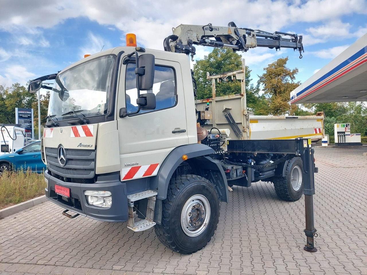 Mercedes-Benz Atego / 1324 MEILER 4X4 KRAN ATLAS 116.3 - Camión volquete, Camión grúa: foto 3 Mercedes-Benz Atego / 1324 MEILER 4X4 KRAN ATLAS 116.3 - Camión volquete, Camión grúa: foto 3