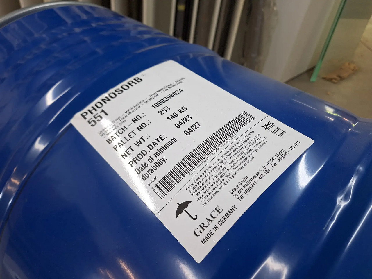 1 Fass Grace Phonosorb 551 - Herramienta/ Equipo: foto 2 1 Fass Grace Phonosorb 551 - Herramienta/ Equipo: foto 2