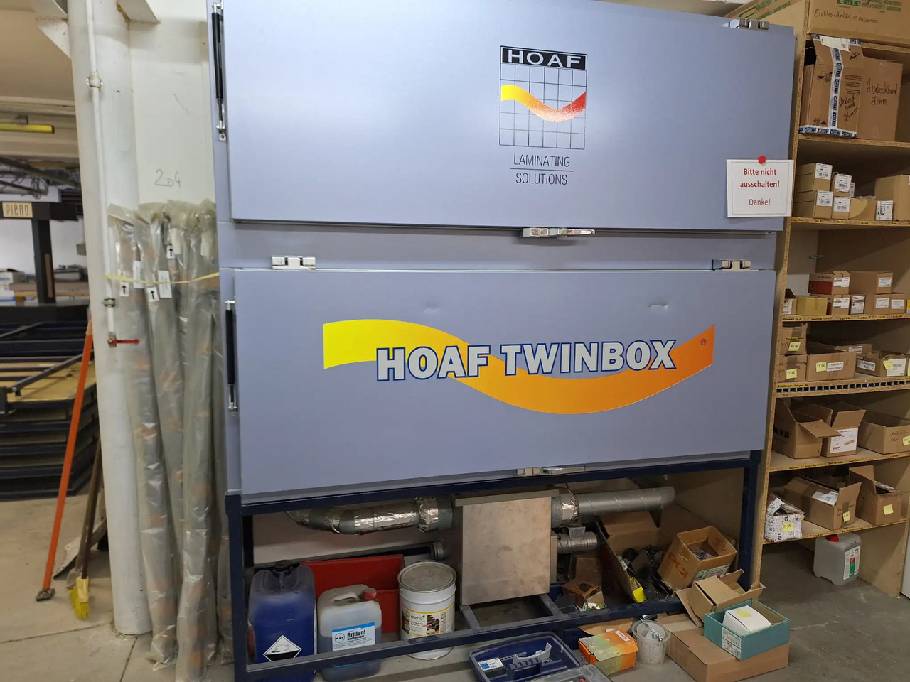 1 Stk. VSG Laminieranlage / Trockenraum (Hoaf) - Máquina herramienta: foto 1 1 Stk. VSG Laminieranlage / Trockenraum (Hoaf) - Máquina herramienta: foto 1