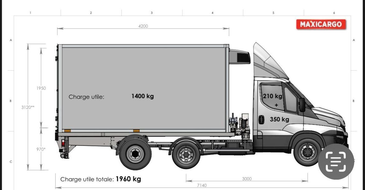 Iveco Daily 35C18 MAXICARGO Kühlkoffer/CARRIER/AC/EU6 - Furgoneta frigorifica: foto 5 Iveco Daily 35C18 MAXICARGO Kühlkoffer/CARRIER/AC/EU6 - Furgoneta frigorifica: foto 5
