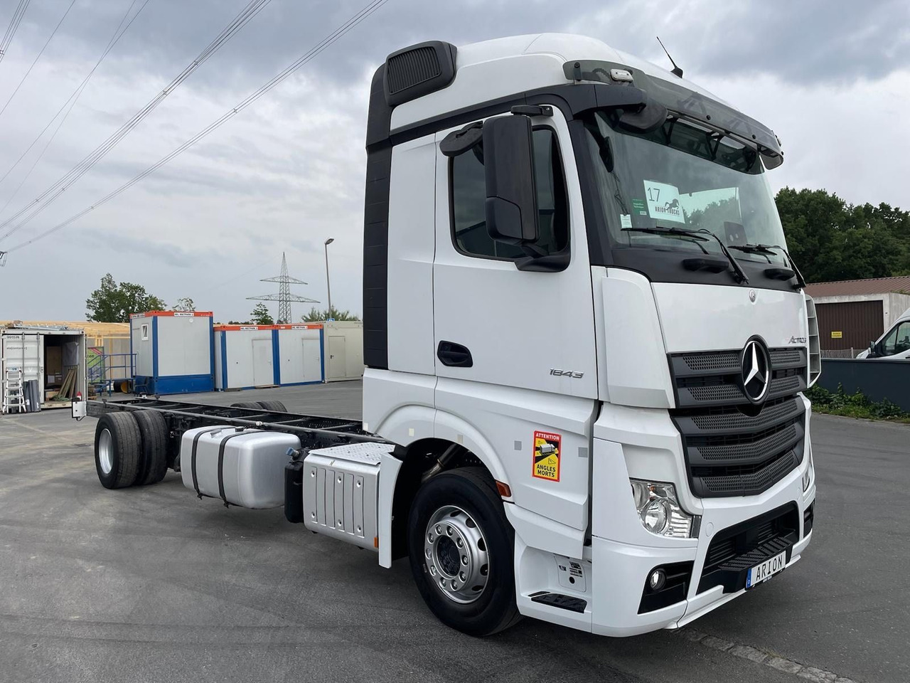 Camión chasis Mercedes-Benz Actros 4 1843 4x2 Fahrgestell/StandAC/ACC/EU6: foto 1