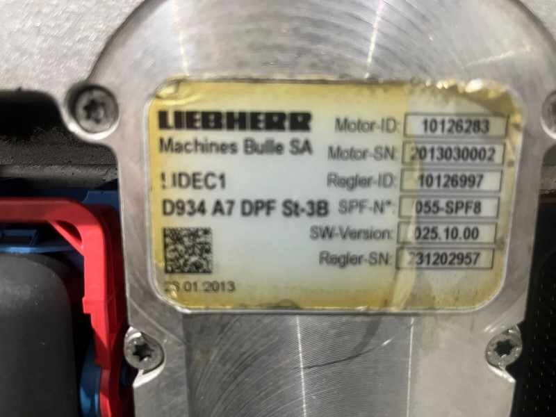 Motor Liebherr D934 A7: foto 8