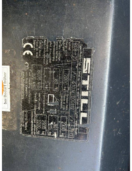 Camión caja abierta, Camión eléctrico Still R 0820: foto 6