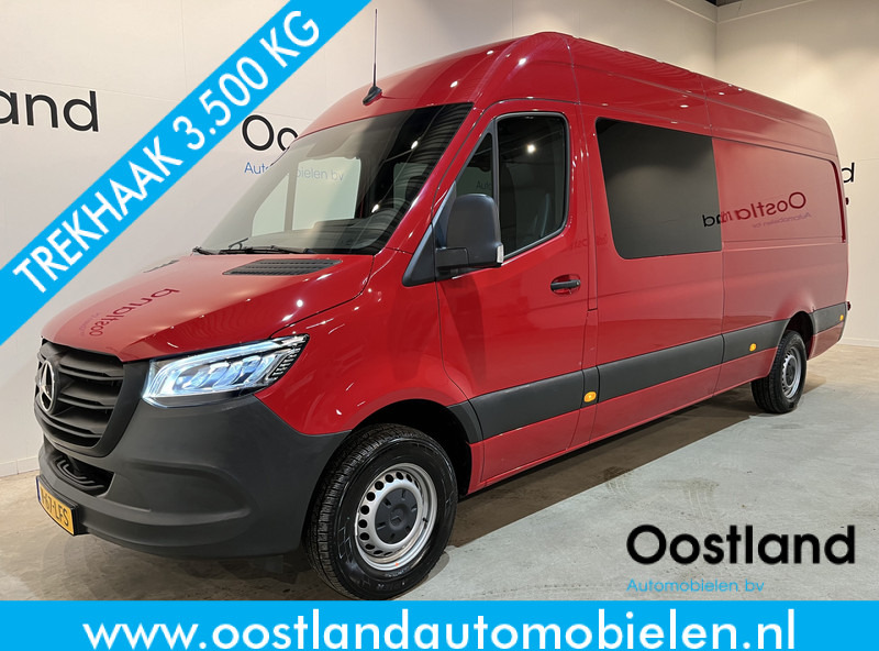 Mercedes-Benz Sprinter 317 CDI L3H2 DC Dubbel Cabine RWD Automaat / Euro 6 / Airco / Trekhaak 3500 KG / Cruise Control / Camera / CarPlay / Leder / 8.200 KM !! / BPM VRIJ !! - Furgón, Furgoneta combi: foto 1 Mercedes-Benz Sprinter 317 CDI L3H2 DC Dubbel Cabine RWD Automaat / Euro 6 / Airco / Trekhaak 3500 KG / Cruise Control / Camera / CarPlay / Leder / 8.200 KM !! / BPM VRIJ !! - Furgón, Furgoneta combi: foto 1
