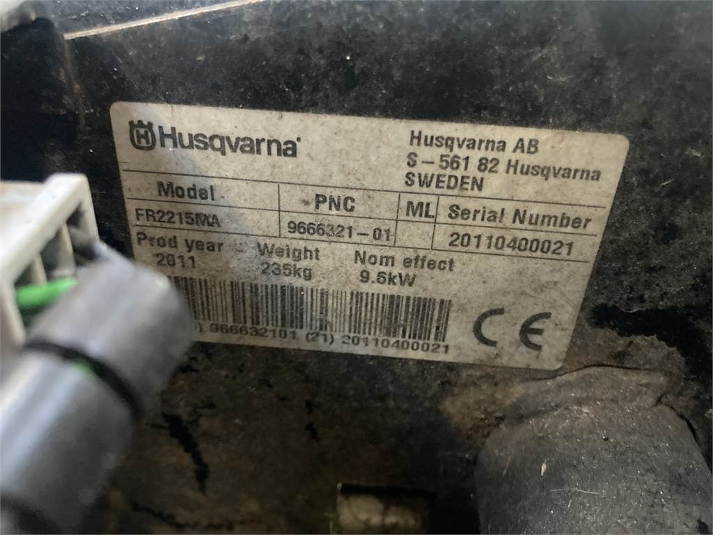 Jonsered FR2215MA - Tractor municipal: foto 3 Jonsered FR2215MA - Tractor municipal: foto 3