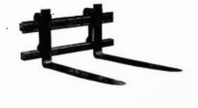 Horquillas para Maquinaria de construcción Kirk 1900 KG WEIDEMANN: foto 1