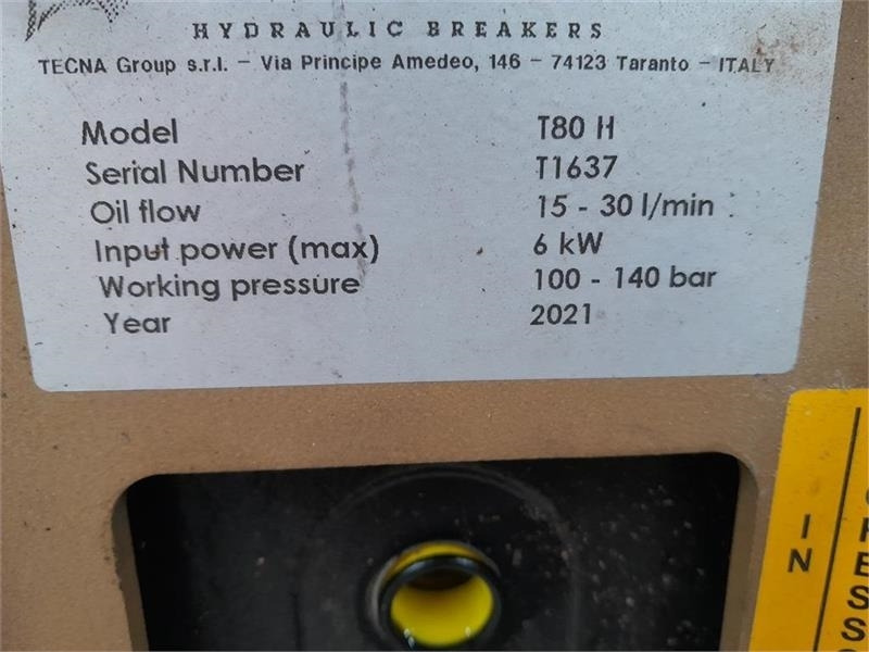 - - - TECNA TH80 - Martillo hidráulico para Maquinaria de construcción: foto 3 - - - TECNA TH80 - Martillo hidráulico para Maquinaria de construcción: foto 3