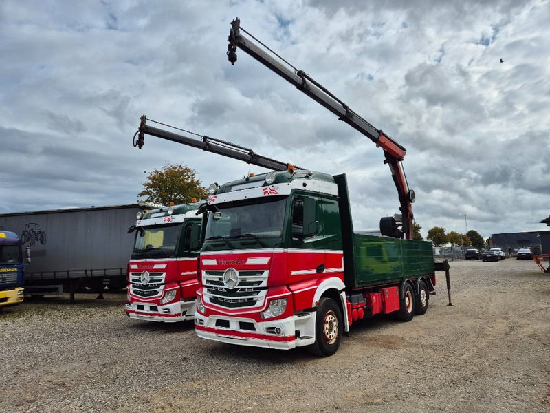 Mercedes-Benz Actros 2551/6x2 // Palfinger 16002 B // 2 x trucks - Camión grúa: foto 3 Mercedes-Benz Actros 2551/6x2 // Palfinger 16002 B // 2 x trucks - Camión grúa: foto 3