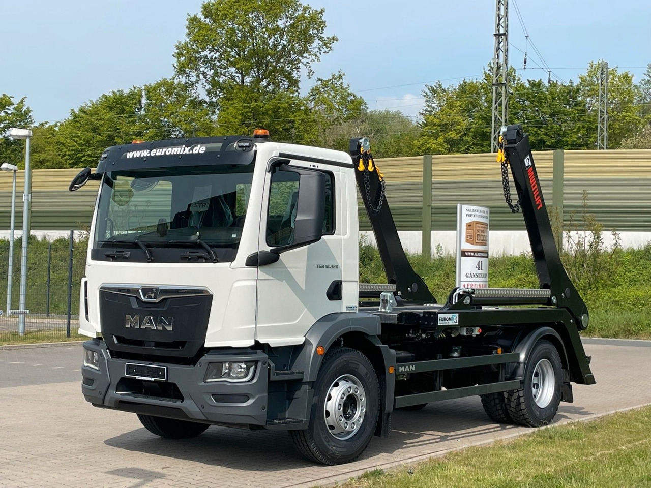 MAN TGM 18.320 4x2 Euro 6e Hiab Multilift Futura 12 - Camión volquete, Camión grúa: foto 1 MAN TGM 18.320 4x2 Euro 6e Hiab Multilift Futura 12 - Camión volquete, Camión grúa: foto 1