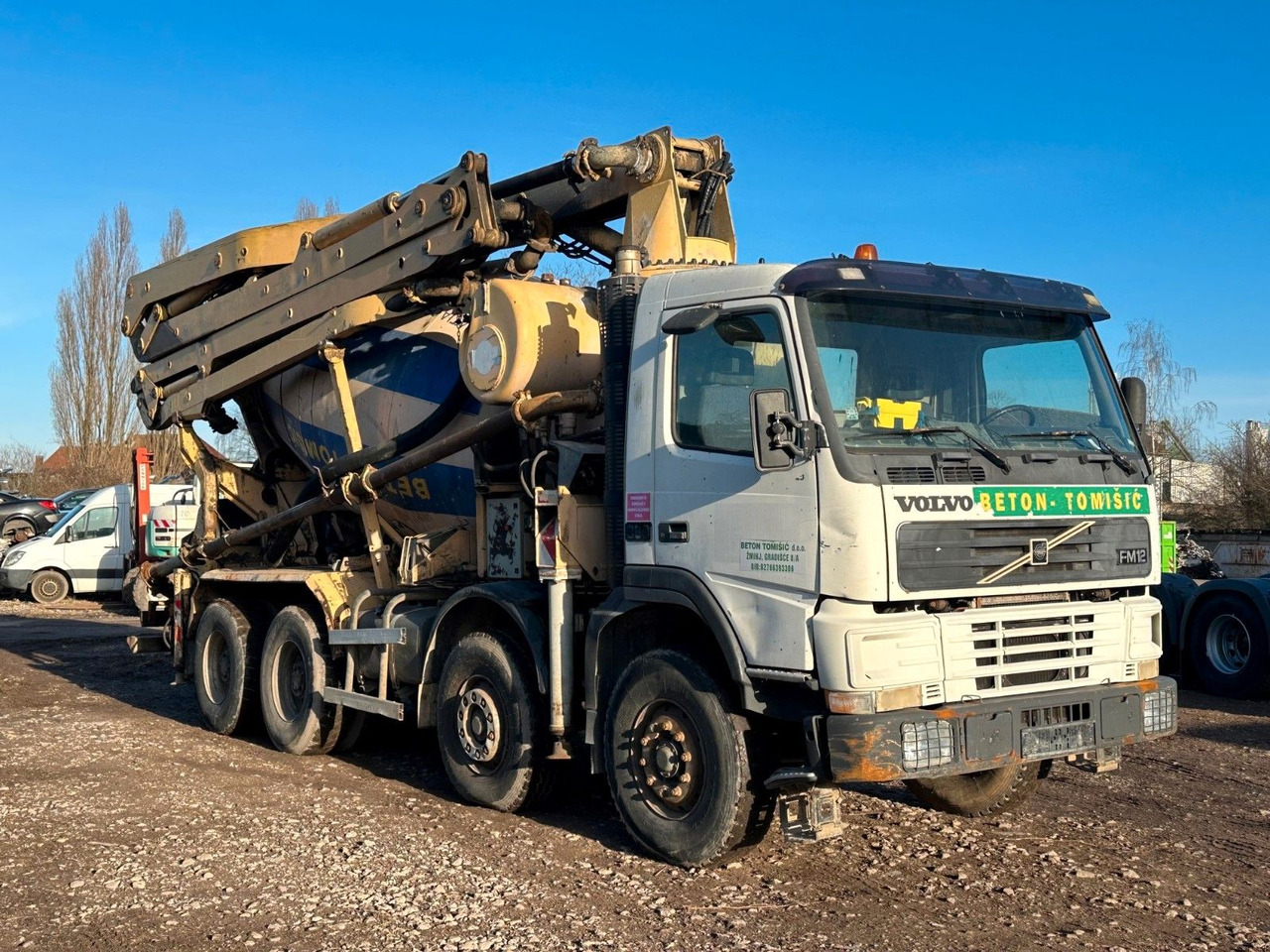 Volvo FM380 8X4 CIFA 28m Fahrmischer Pumpe - Camión bomba de hormigón: foto 1 Volvo FM380 8X4 CIFA 28m Fahrmischer Pumpe - Camión bomba de hormigón: foto 1