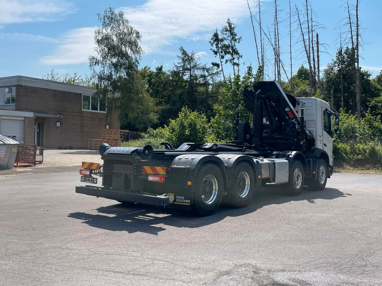 Camión multibasculante, Camión grúa Volvo FMX 500 8x4 Abrollkipper + Kran Hiab 228-6: foto 6