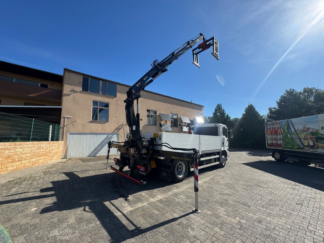 MAN TGM 18.290/HIAB-XS111/JOYSTICK/aus1.Hand - Camión caja abierta, Camión grúa: foto 5 MAN TGM 18.290/HIAB-XS111/JOYSTICK/aus1.Hand - Camión caja abierta, Camión grúa: foto 5