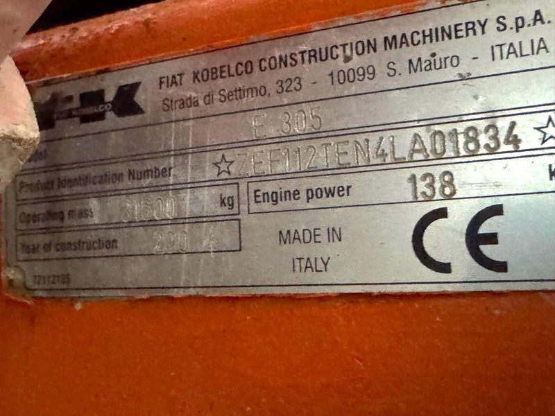 Excavadora Fiat KOBELCO E305: foto 16