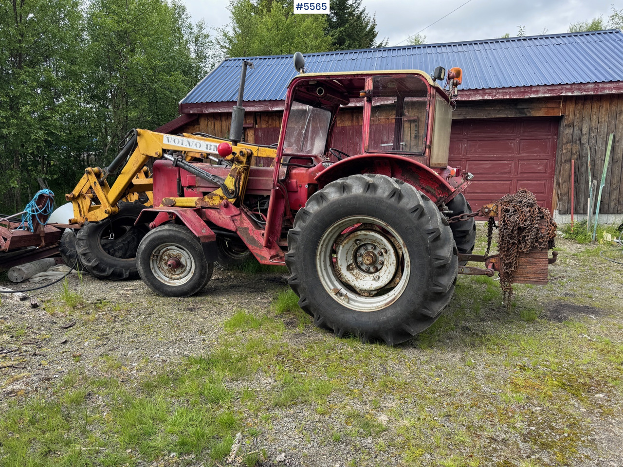 1969 Volvo BM 600 w/ Hymas front loader - Tractor: foto 4 1969 Volvo BM 600 w/ Hymas front loader - Tractor: foto 4