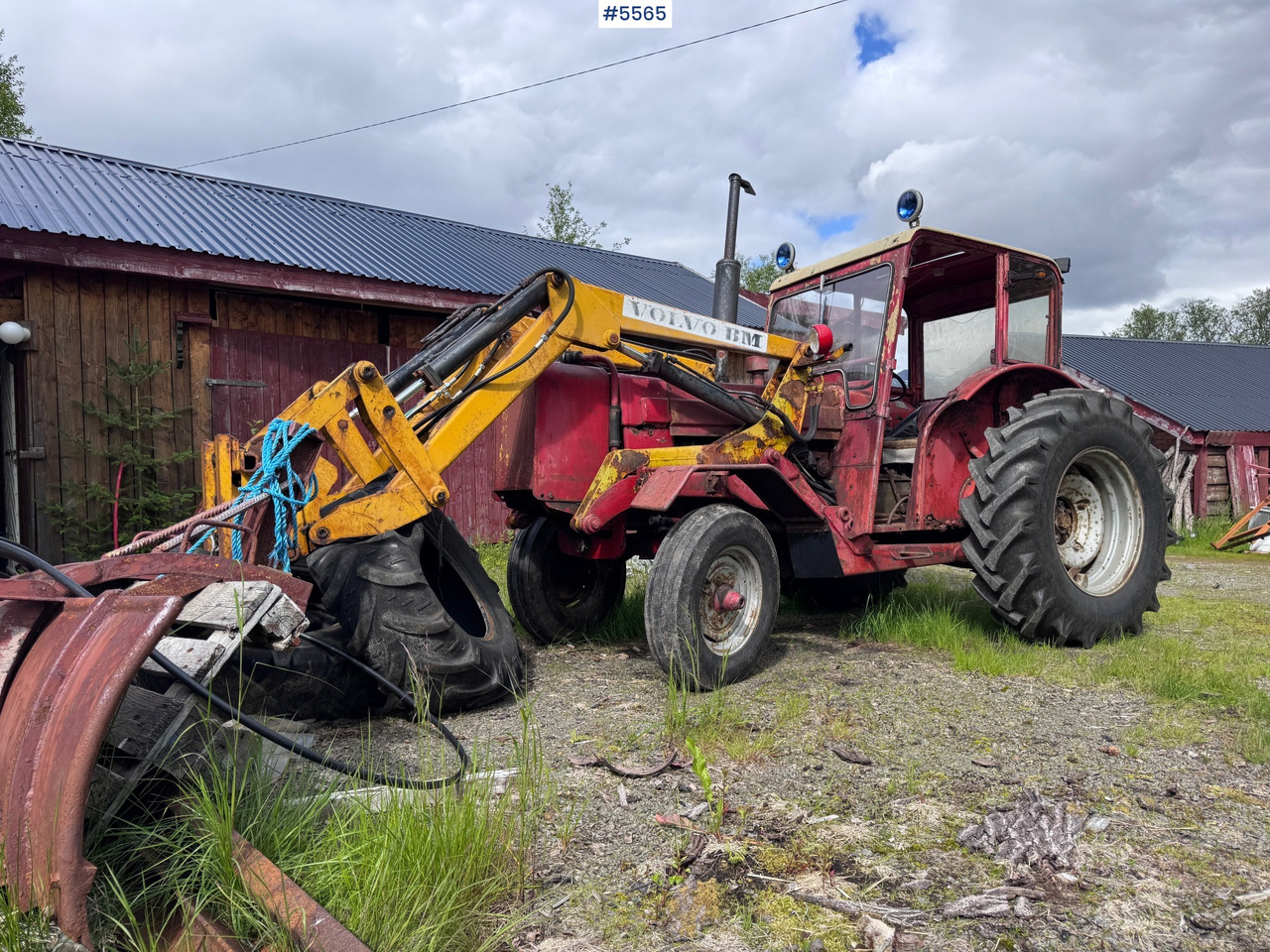 1969 Volvo BM 600 w/ Hymas front loader - Tractor: foto 1 1969 Volvo BM 600 w/ Hymas front loader - Tractor: foto 1