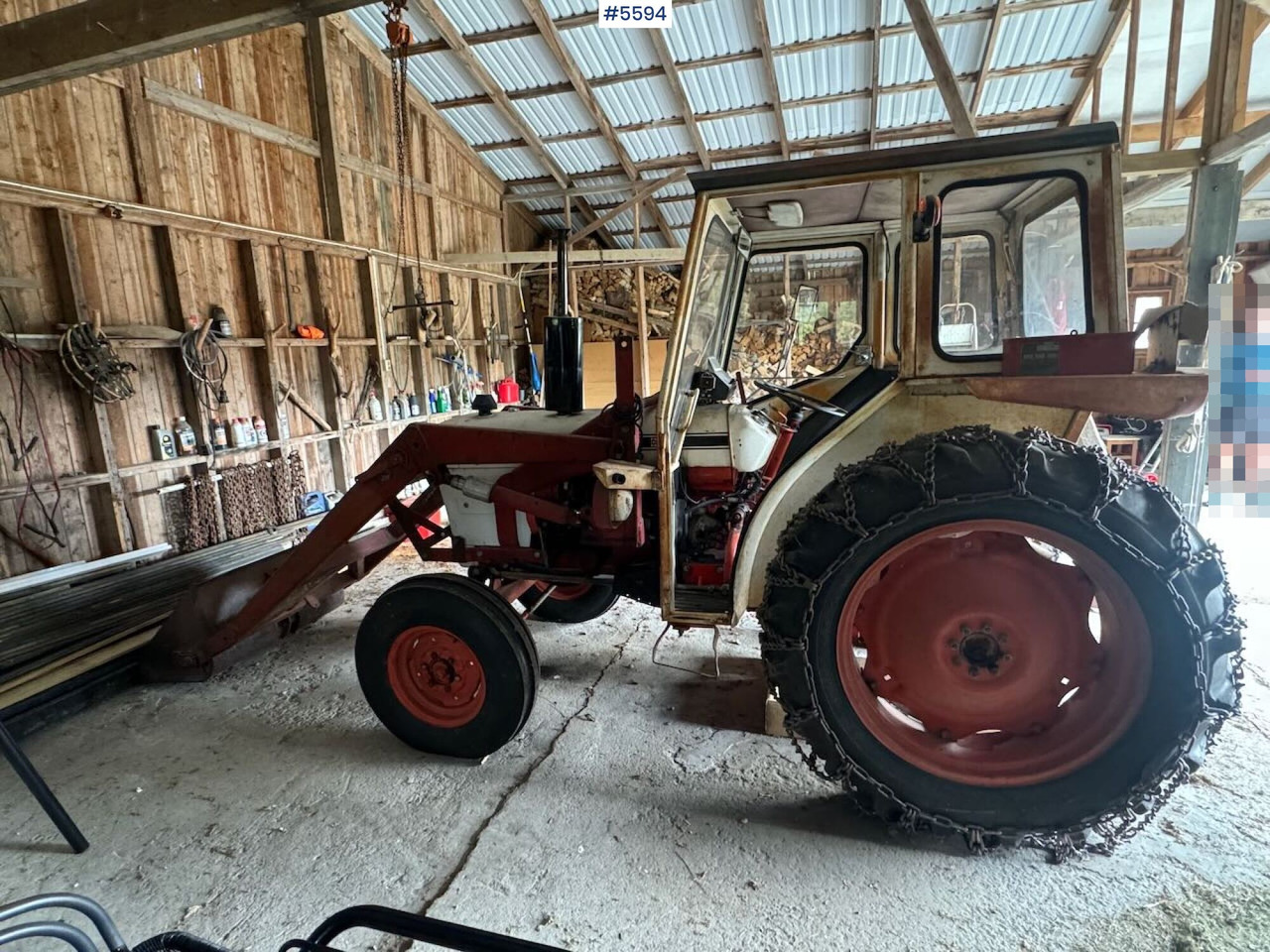 1974 David Brown 885 w/ loaders and chain. - Tractor: foto 5 1974 David Brown 885 w/ loaders and chain. - Tractor: foto 5