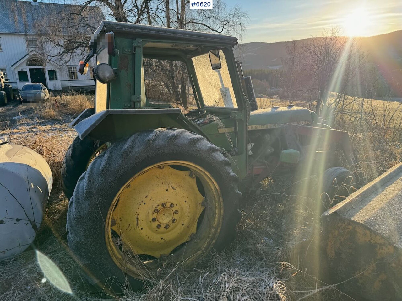 Tractor 1977 John Deere 2030 w/ front loader. Repair object.: foto 13