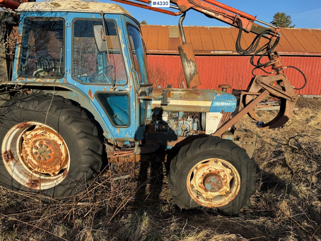 1981 Ford 6610 m/ FMV tømmerkran og tvillinghjul - Tractor: foto 4 1981 Ford 6610 m/ FMV tømmerkran og tvillinghjul - Tractor: foto 4