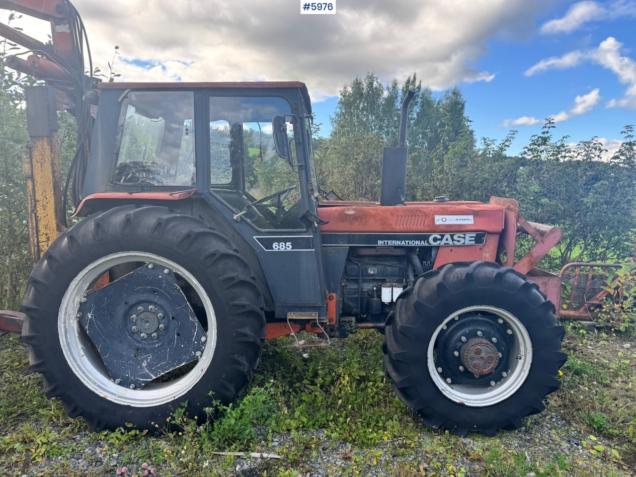 1985 Case International 685 with Log Trailer - Tractor: foto 5 1985 Case International 685 with Log Trailer - Tractor: foto 5
