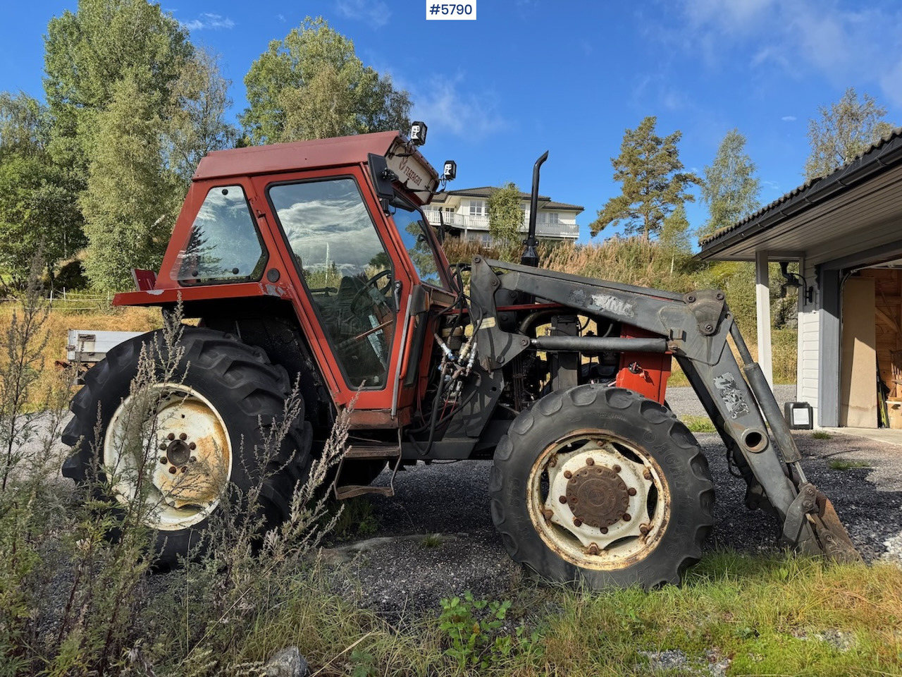 Tractor 1986 Fiat 70-90 DT w/ front loader.: foto 6