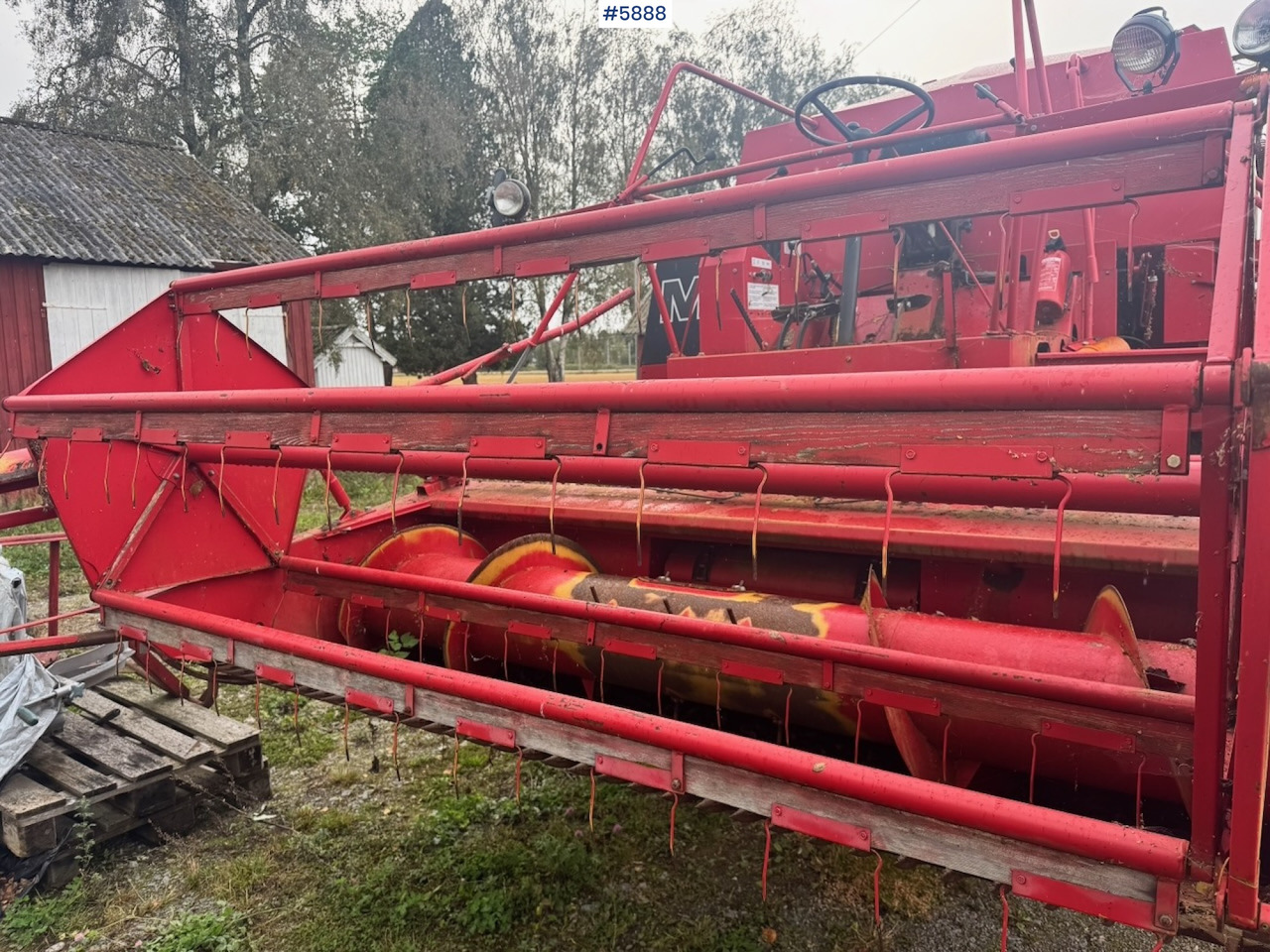 Cosechadora de granos 1986 Massey Ferguson 330 combine harvester: foto 19