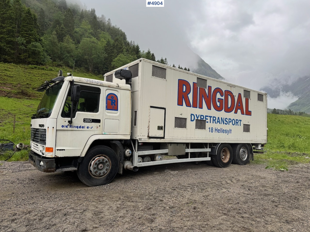 Camión transporte de ganado 1996 Volvo FL12 6x2 Animal transport.: foto 5