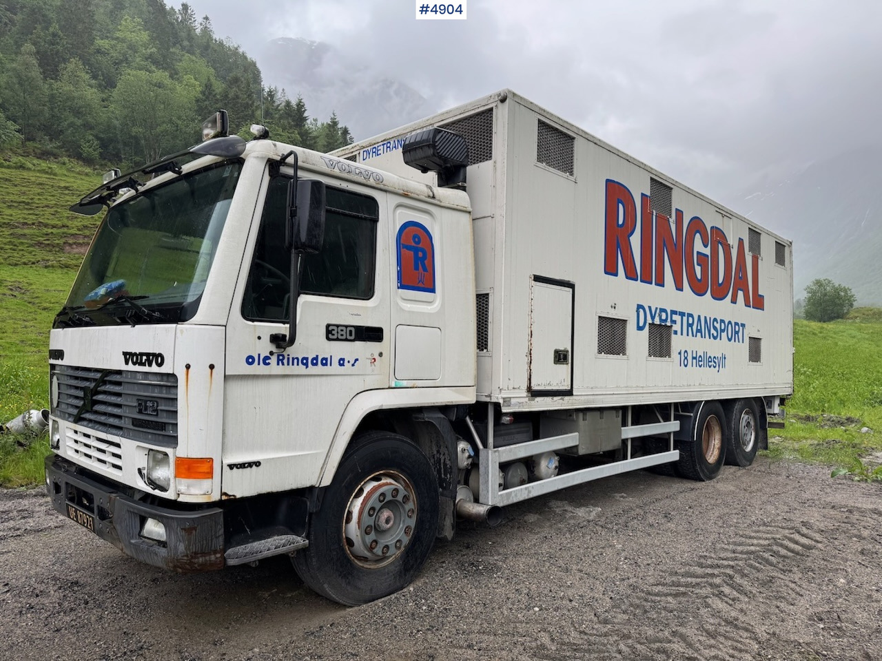 1996 Volvo FL12 6x2 Animal transport. - Camión transporte de ganado: foto 4 1996 Volvo FL12 6x2 Animal transport. - Camión transporte de ganado: foto 4