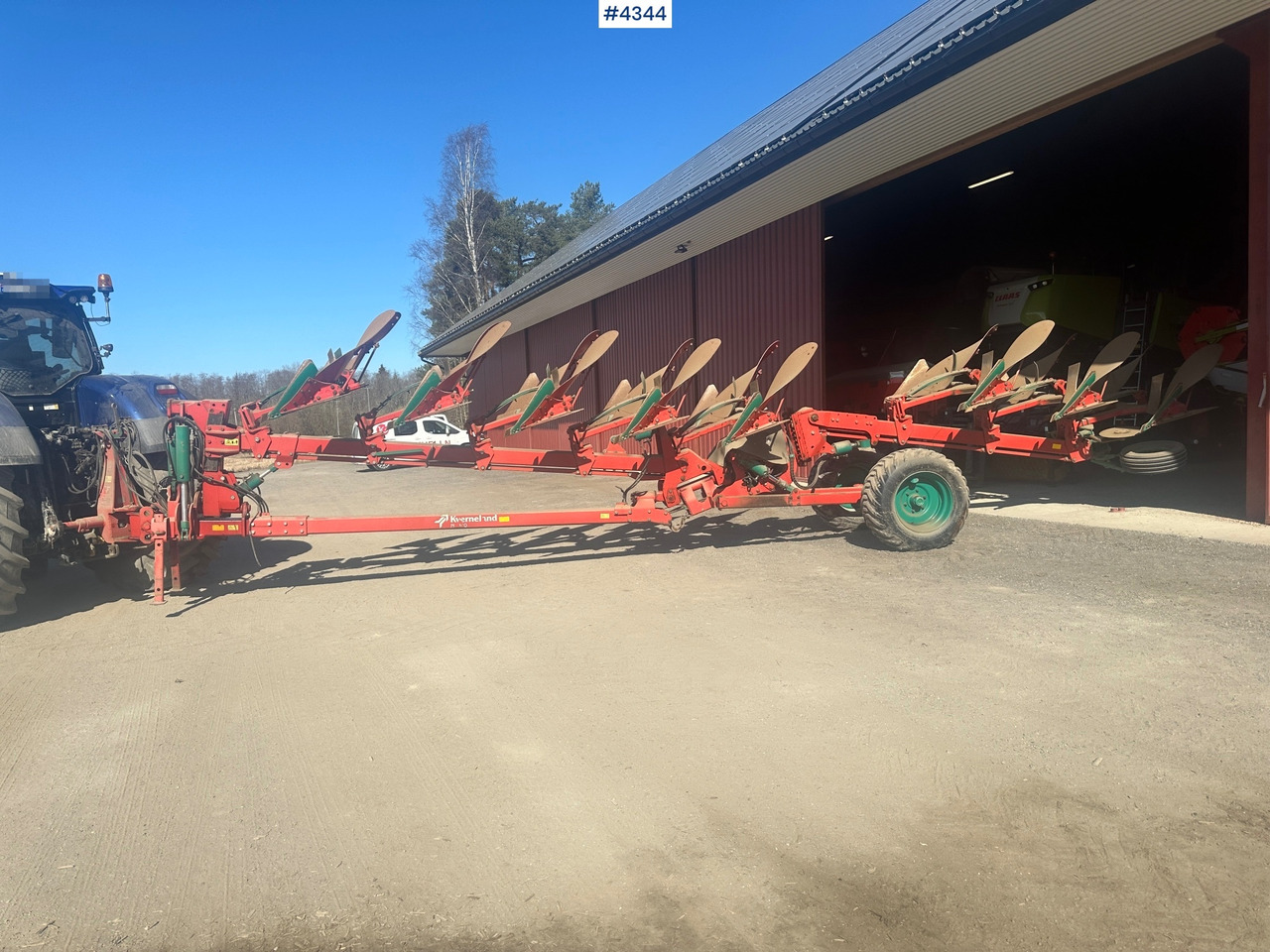 2000 Kverneland PL 100 8 skjærs vendeplog - Equipo para trabajo del suelo: foto 3 2000 Kverneland PL 100 8 skjærs vendeplog - Equipo para trabajo del suelo: foto 3