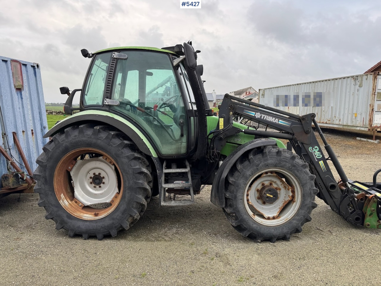 2001 Deutz Fahr Agrotron 90 w/front loader. - Tractor: foto 5 2001 Deutz Fahr Agrotron 90 w/front loader. - Tractor: foto 5