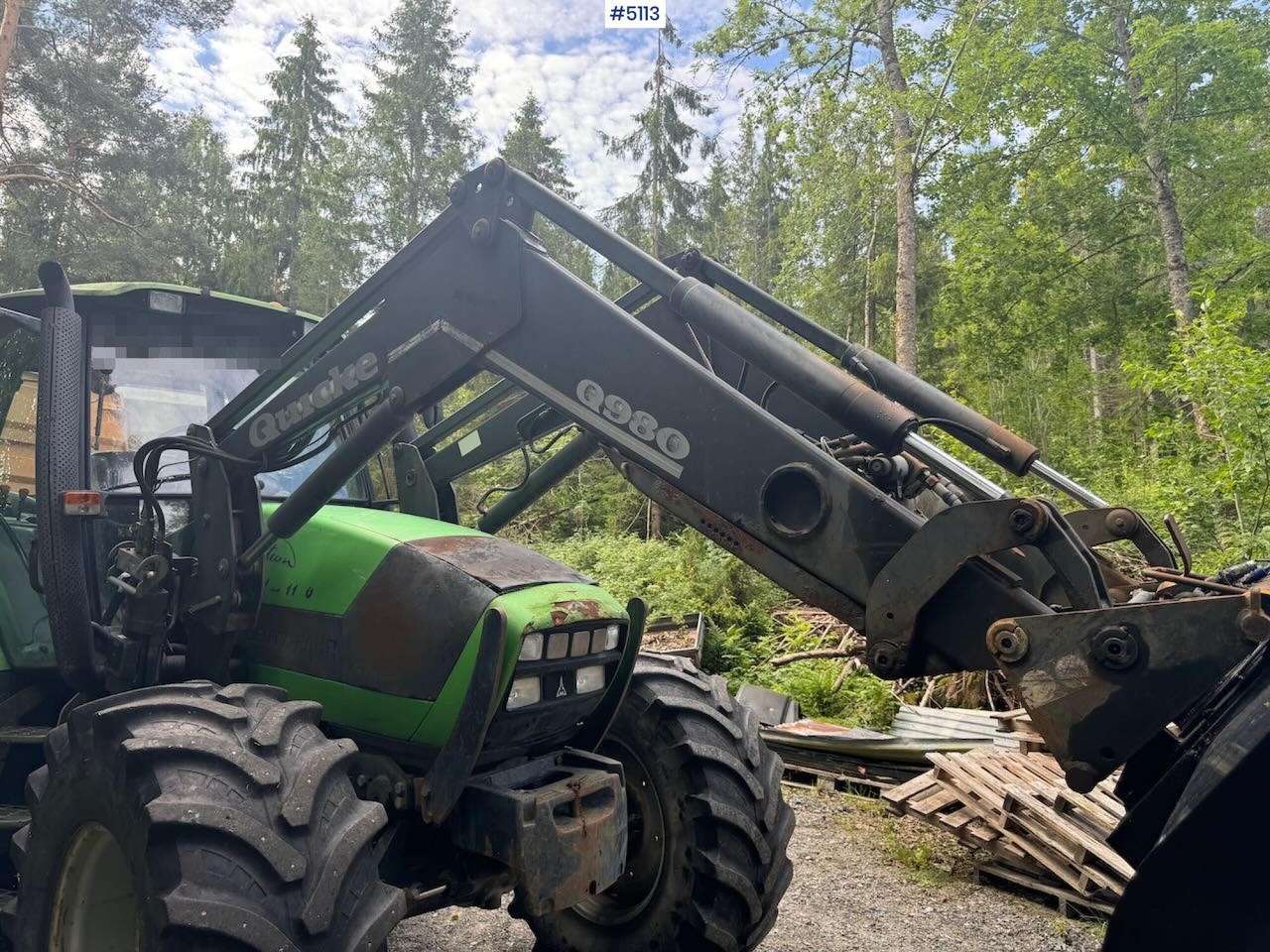 2004 Deutz-Fahr Agrotron TTV 1130 w/ front loader - Tractor: foto 3 2004 Deutz-Fahr Agrotron TTV 1130 w/ front loader - Tractor: foto 3