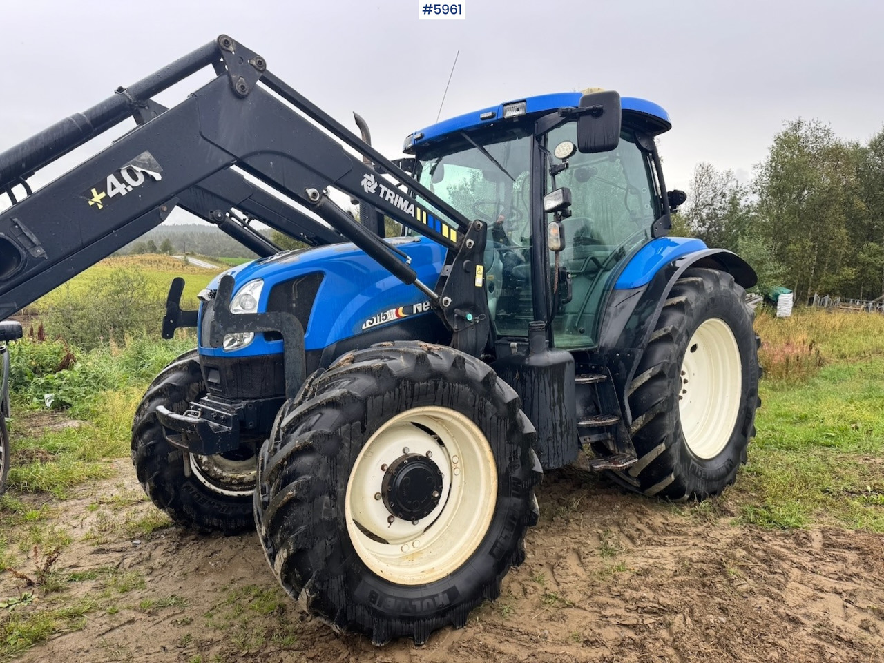2004 New Holland TS115A with front loader - Tractor: foto 2 2004 New Holland TS115A with front loader - Tractor: foto 2