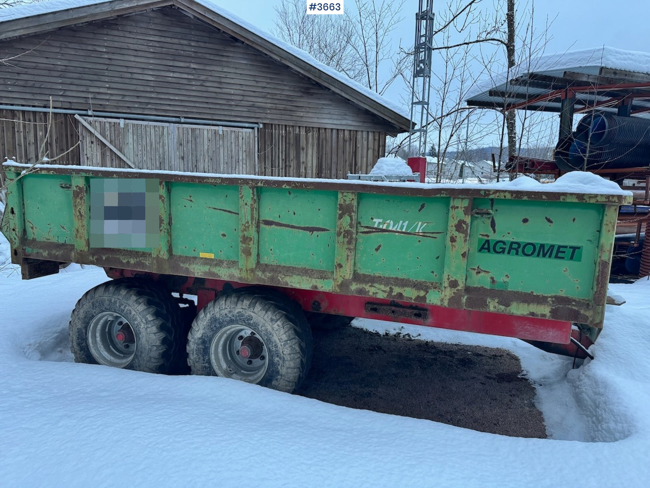 2006 Agromet T-041 Tipper trailer. - Remolque volquete agrícola: foto 1 2006 Agromet T-041 Tipper trailer. - Remolque volquete agrícola: foto 1