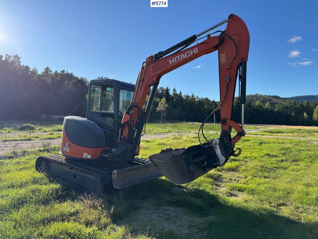 2012 Hitachi ZX 52 U-3 CLR - Excavadora: foto 4 2012 Hitachi ZX 52 U-3 CLR - Excavadora: foto 4